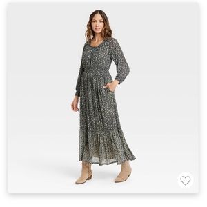 Knox rose, XXL Long sleeve smocked dress from Target NWOT